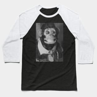 Crazy Cymbal Monkey Baseball T-Shirt